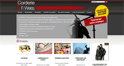 Desktop Screenshot of corderie-weiss.fr